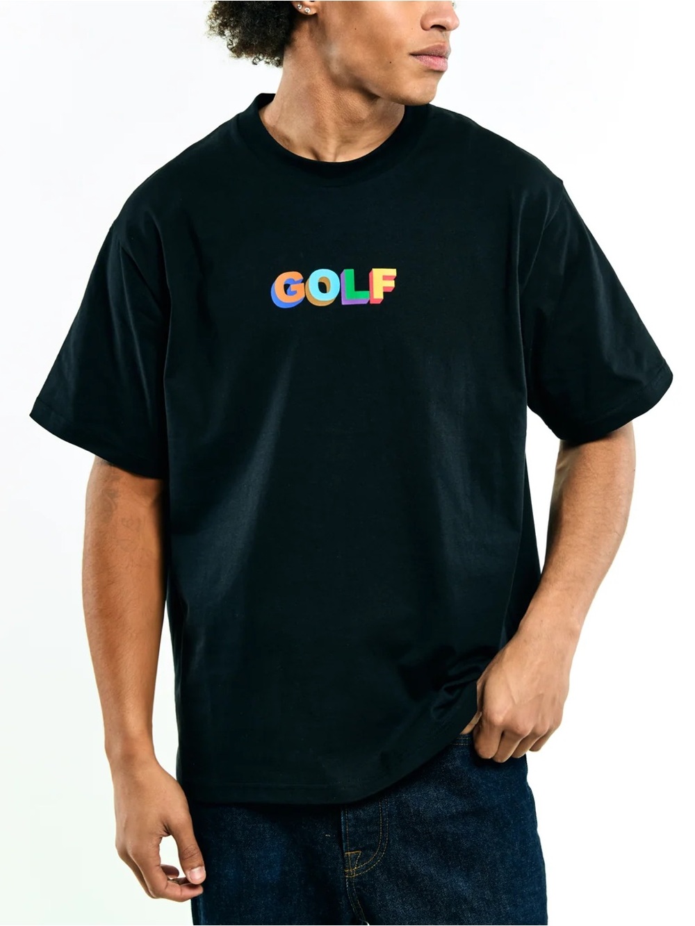 Golf Wang Multi 3D Logo Tee Black Small Tyler The Creator T Shirt